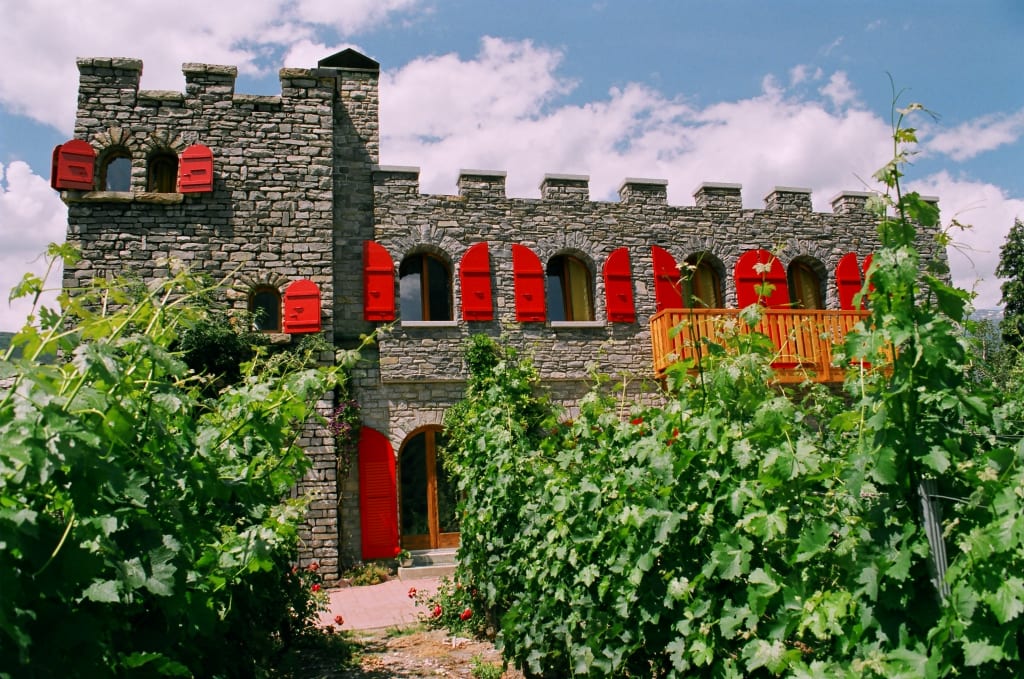 Der Schloss im Sommer